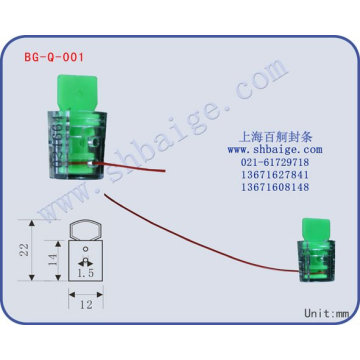 selo plástico medidor BG-Q-001